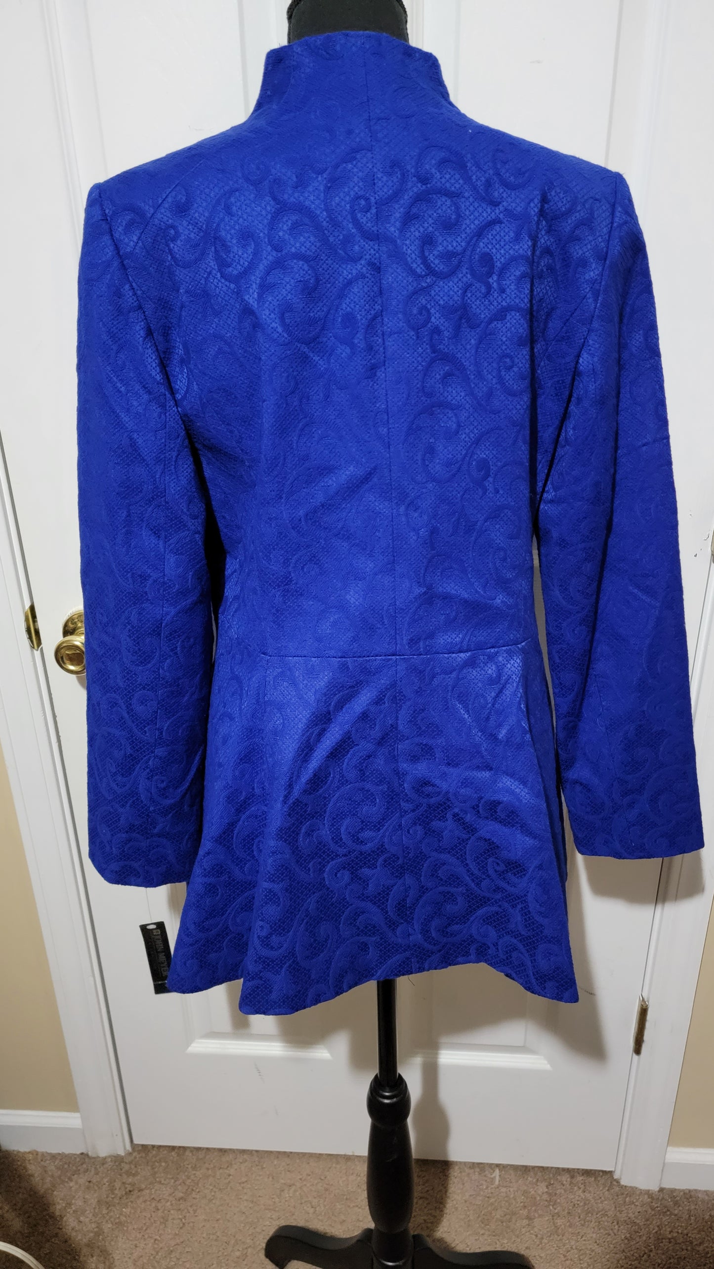 10.07.23 Aqua Blue Blazer size 10 by John Meyer