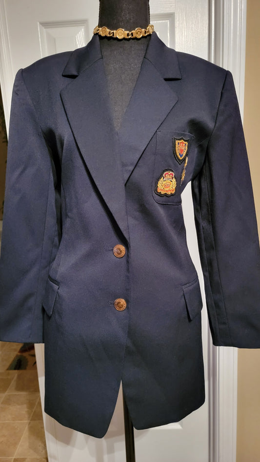9.23.23- AK Anne Klein Blue Blazer size 12P
