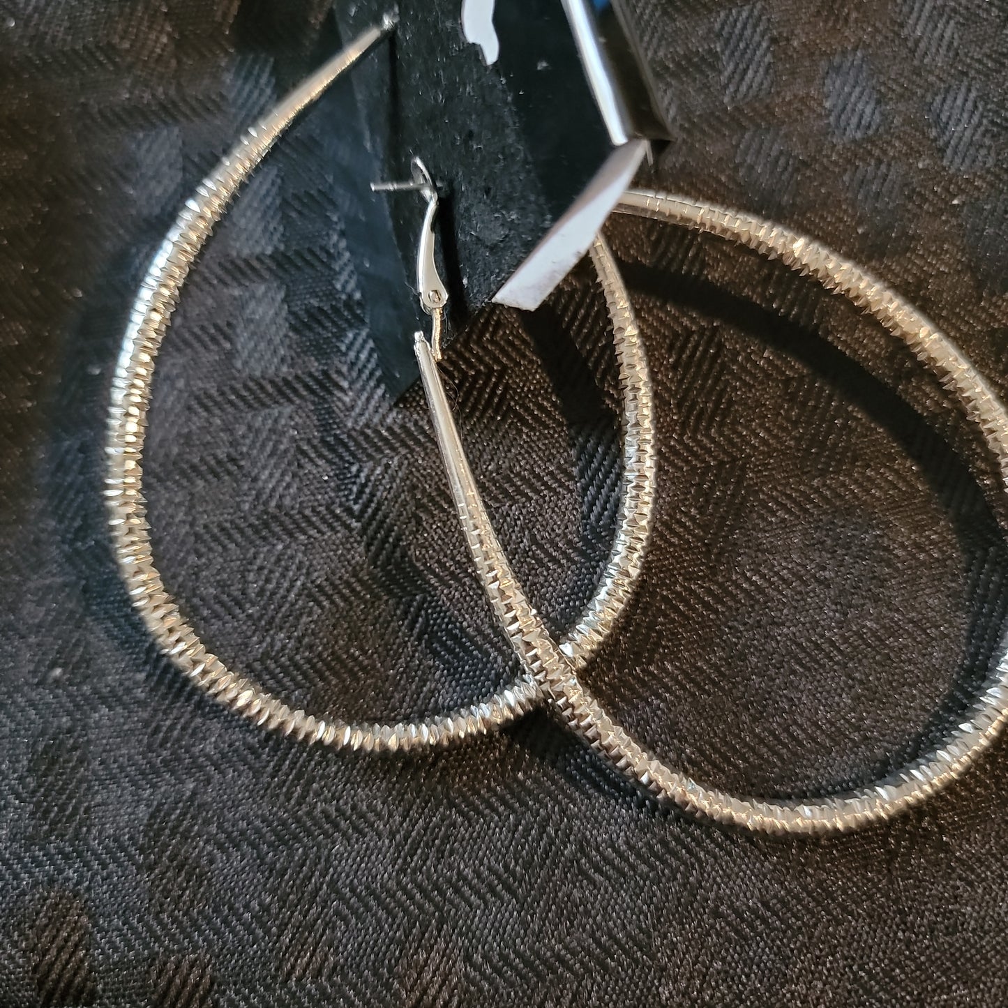 7.5.24-Silver Hoop Earrings