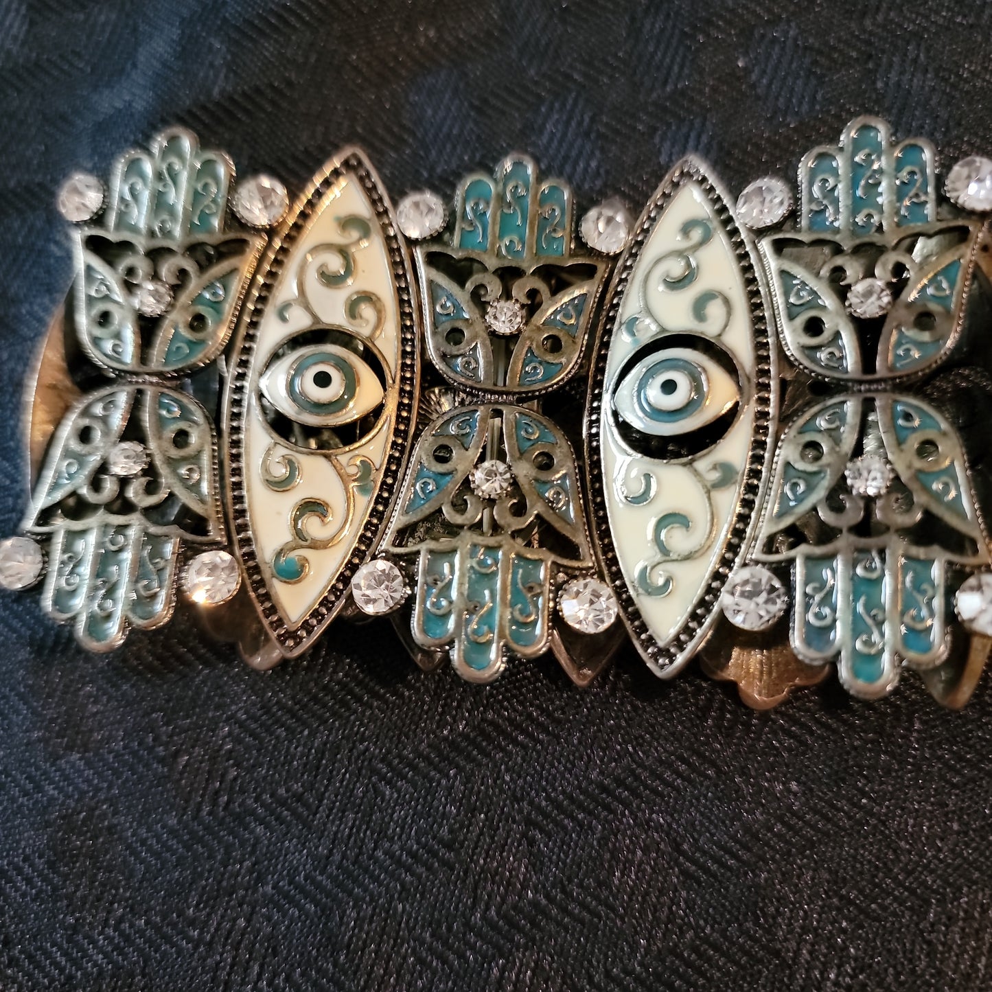 4.24.23-Blue Silver Bracelet