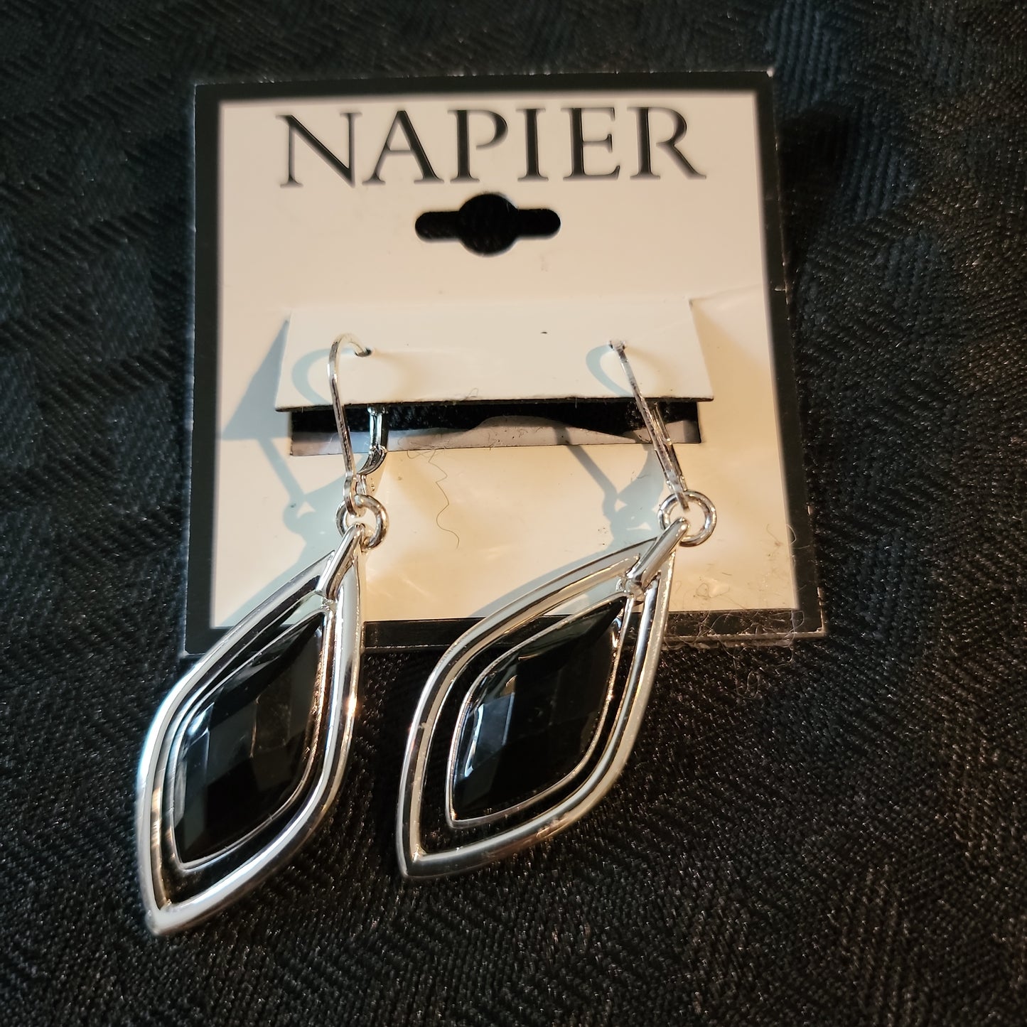 4.24.23-Black/Sliver Earrings