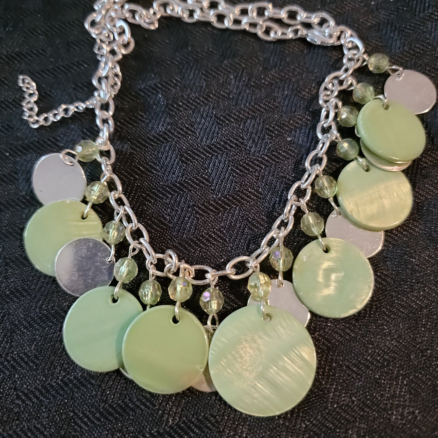 4.24.23-Green and Silver Nec